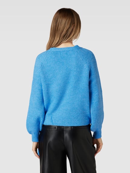 ONLY Cardigan in wikkellook, model 'MIA' Bleu - 5