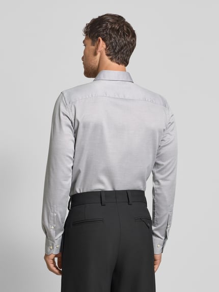 Profuomo Regular Fit Business-Hemd mit Knopfleiste Gruen 5