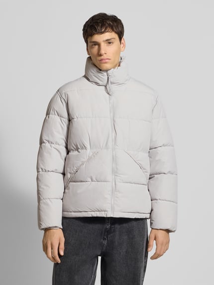 ONLY & SONS Regular Fit Puffer Jacket mit Stehkragen Modell 'PACK' Hellgrau 4