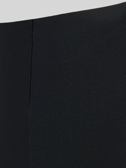 Productfoto, Slim Fit Bikershorts mit Zierabschlüsse van Skiny in zwart met fijne structuur, elastische materiaalmix, elastische tailleband
