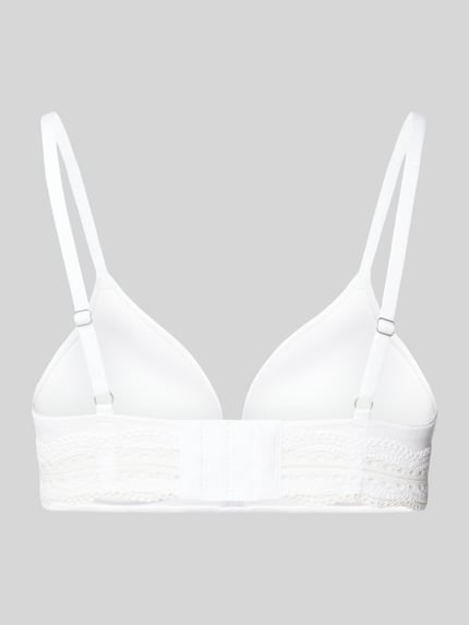 SKINY Triangel-BH mit Häkelspitze Weiss 3