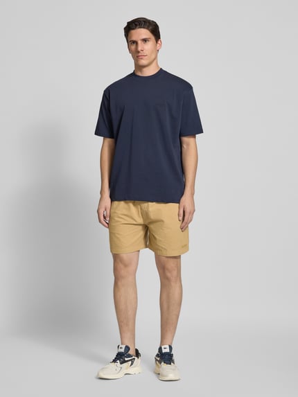 WOODBIRD Relaxed Fit Shorts mit Gürtel Modell 'Choi' Beige 1