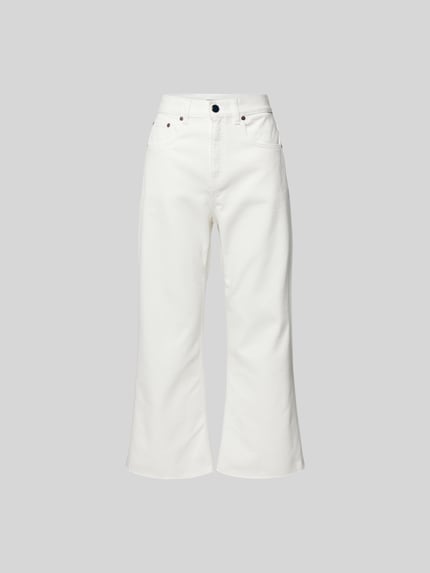 Victoria Beckham Flared Jeans mit 5-Pocket-Design Weiss 2