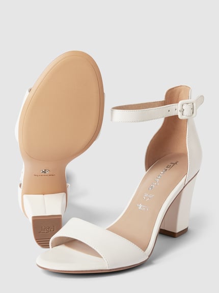 Tamaris Sandalette aus echtem Leder Weiss 4