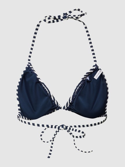 Tommy Hilfiger Bikini-Oberteil mit Streifenmuster Marine 3