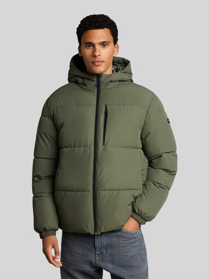 Tom Tailor Denim Steppjacke mit Brusttasche Oliv 4