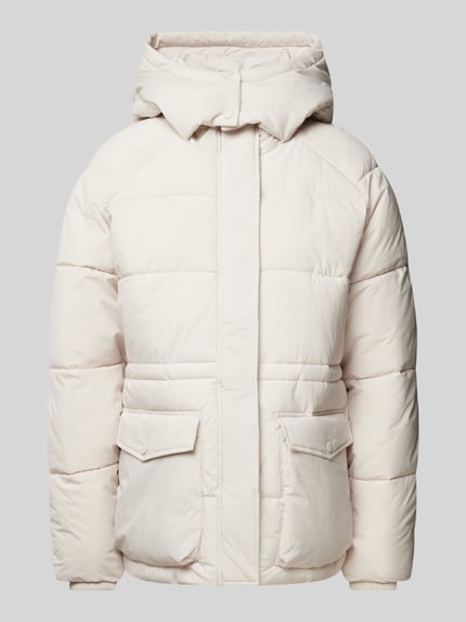 VERO MODA Regular Fit Steppjacke mit Pattentaschen Modell 'DIANA' Offwhite 2