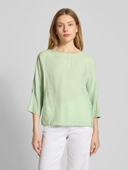 OPUS Relaxed Fit Blusenshirt mit 3/4-Arm Modell 'Sumana' Hellgruen 4