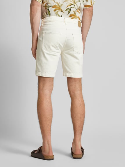 MANGO Jeansshorts im 5-Pocket-Design Modell 'JAROD' Offwhite 5