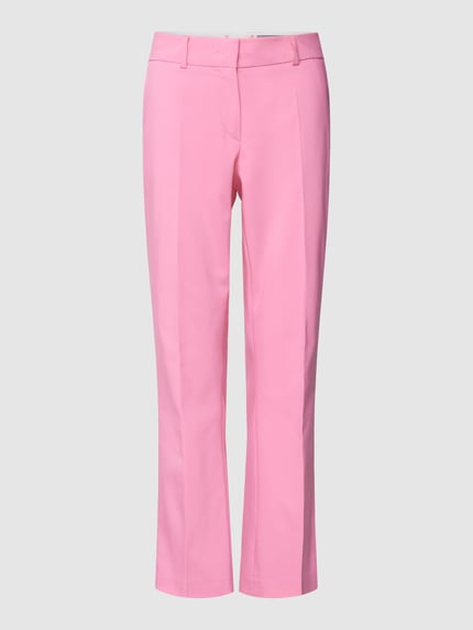 White Label Regular Fit Stoffhose mit Bügelfalten Pink 2
