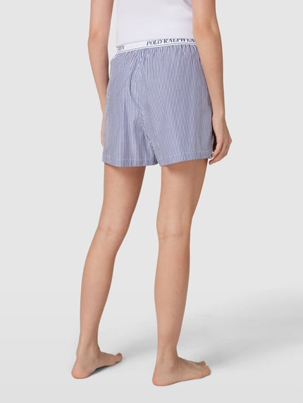 Polo Ralph Lauren Korte pyjamabroek met elastische band met logo Marineblauw - 5