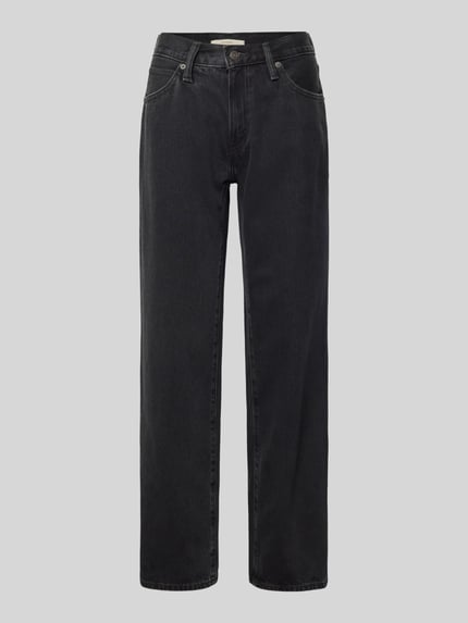 Straight Fit Jeans mit 5-Pocket-Design Shop The Look MANNEQUINE