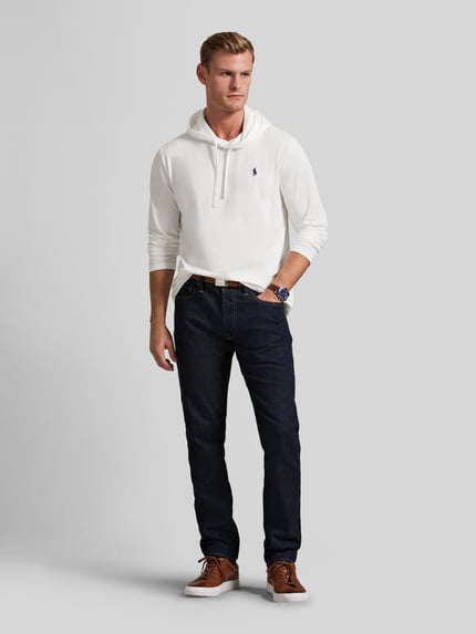 Polo Ralph Lauren Bluza z kapturem o kroju regular fit z czystej bawełny Biały 1