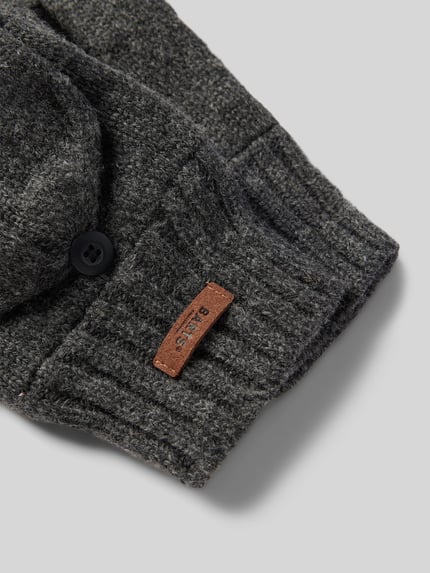 Barts Handschuhe mit Label-Detail Modell 'HAAKON' Anthrazit 2