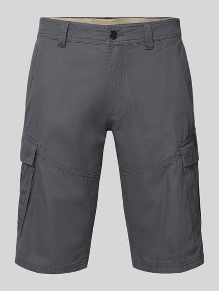 s.Oliver RED LABEL Relaxed Fit Cargoshorts aus reiner Baumwolle Modell 'FILE' Anthrazit 2
