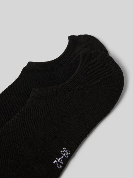 Produktfoto, Socken mit Label-Details 2er-Pack von MCNEAL, czarny kolor, elastyczna mieszanka bawełny, prążkowany ściągacz, zestaw 2 szt.