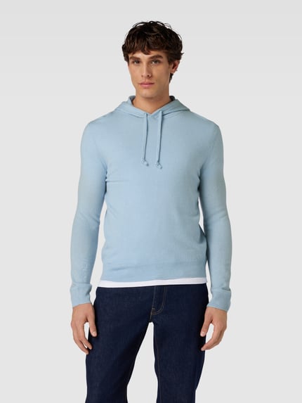 Polo Ralph Lauren Hoodie met ribboorden Lichtblauw - 4
