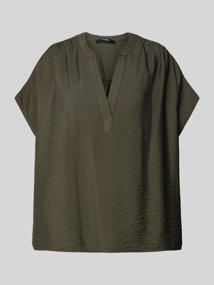 Blouse met V-hals, model 'Zinou' Shop The Look MANNEQUINE