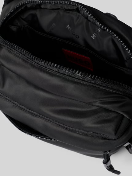 HUGO Bauchtasche mit Label-Detail Modell 'AYDEN_New_WAISTBAG' BLACK 5