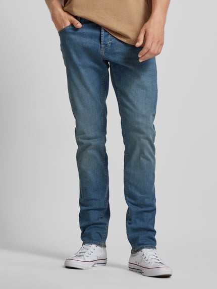 JACK & JONES Slim Fit Jeans mit 5-Pocket-Design Modell 'GLENN' Blau 4