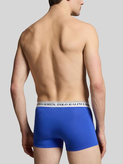 Polo Ralph Lauren Underwear Obcisłe bokserki z mieszanka bawełny model 'CLSSIC TRUNK-3 PACK' Błękitny 4