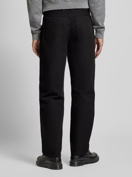 Edwin Jeansy o kroju loose fit z wpuszczanymi kieszeniami Model 'DOUBLE KNEE TYRELL PANT' Czarny 5