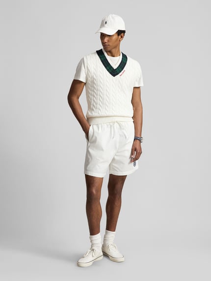 Polo Ralph Lauren regular fit spencer van puur katoen Offwhite - 1