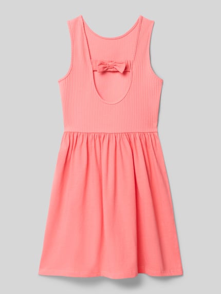s.Oliver RED LABEL Regular Fit Freizeitkleid aus Baumwoll-Mix Pink 3