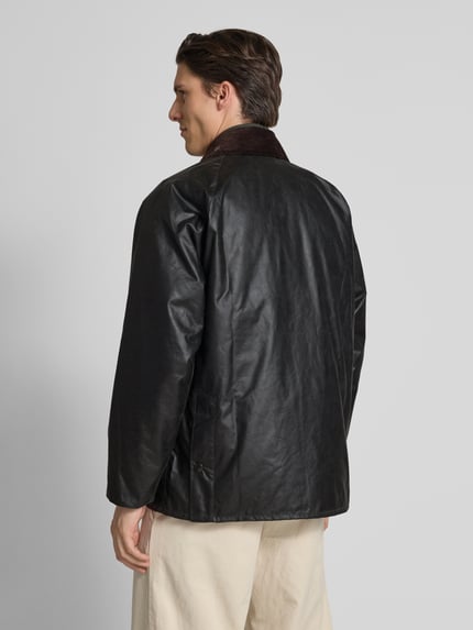 Barbour Jacke mit Pattentaschen Modell 'BEDALE' Dunkelgruen 5