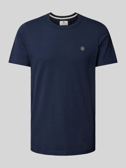 Anerkjendt T-Shirt mit Label-Detail Modell 'AKROD' Dunkelblau 2