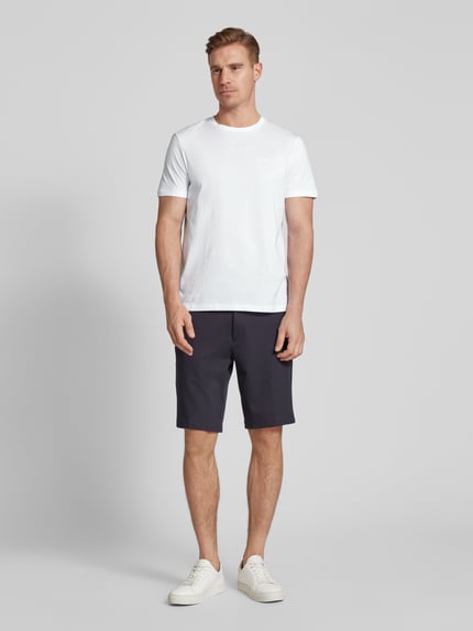 JOOP! COLLECTION T-Shirt mit geripptem Rundhalsausschnitt Modell 'Cosmo' Offwhite 1