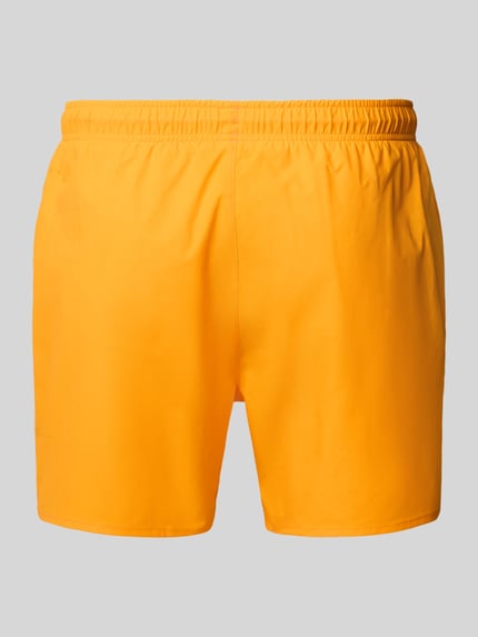 Emporio Armani Straight Fit Badeshorts mit Logo-Detail Orange 3