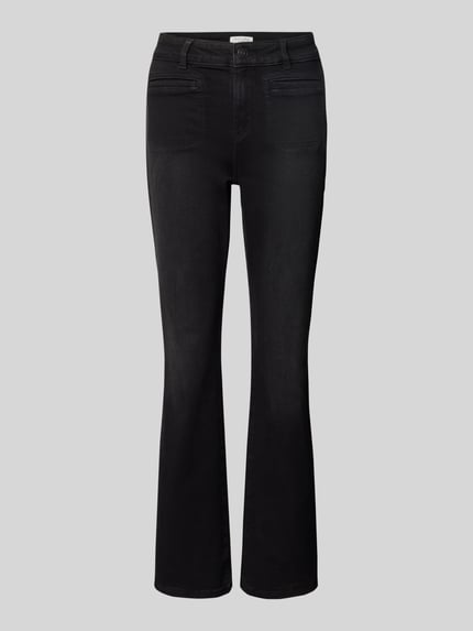 Christian Berg Woman Bootcut Fit Jeans mit Gürtelschlaufen Black 2