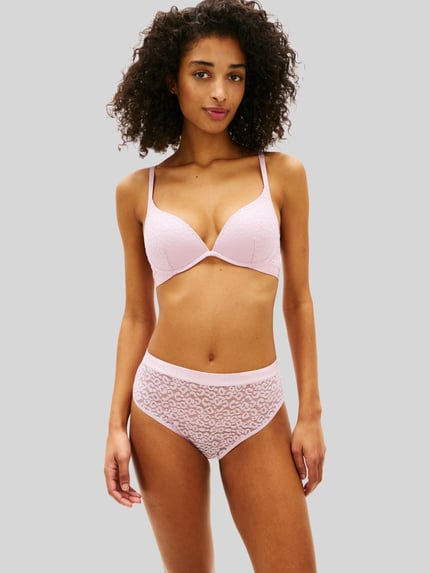 Tommy Hilfiger Push-Up BH mit verstellbaren Trägern Rosa 4