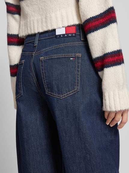 Tommy Jeans Baggy Jeans aus Baumwoll-Mix Modell 'JEANIE BALLOON' Dunkelblau 3