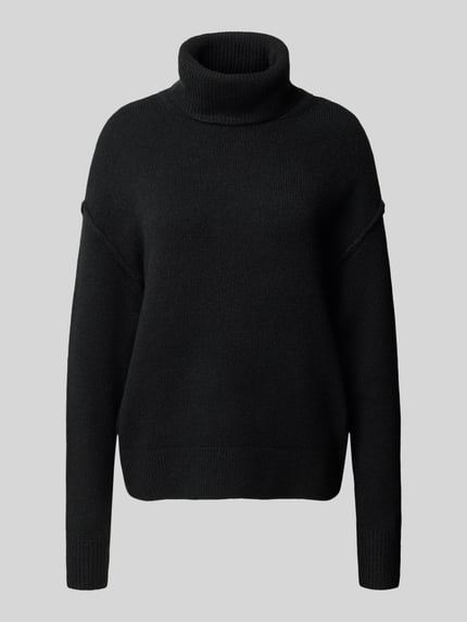 Christian Berg Woman Regular Fit Turtleneck mit Rollkragenstruktur Modell 'K-Fey 2' Black 2
