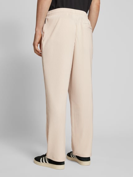 JACK & JONES Straight leg stoffen broek met plissévouwen, model 'KARL INTERLUDE' Offwhite - 5