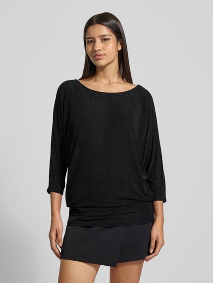 Apricot Shirt met 3/4-mouwen Zwart - 4