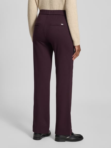 TONI Broek met paspelzakken aan de achterkant, model 'Jenny' Bordeaux - 5