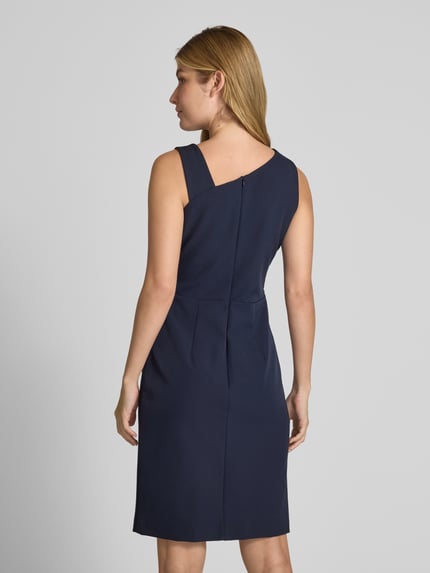 Vera Mont Cocktailjurk met plooien opzij Marineblauw - 5