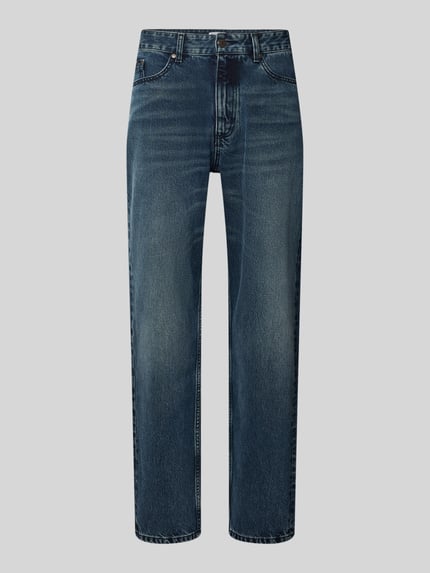 Marc O'Polo DENIM Tapered Loose Fit Jeans aus reiner Baumwolle Dunkelblau 2