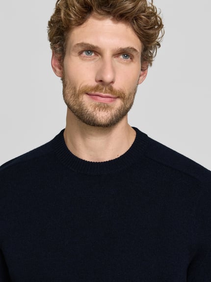FTC Cashmere Regular Fit Strickpullover aus reinem Kaschmir Marine 3