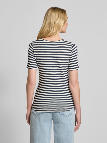 Marc O'Polo T-shirt o kroju regular fit z czystej bawełny Granatowy 5