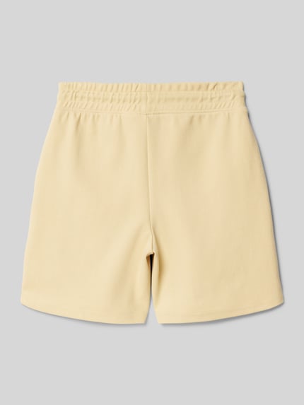 Garcia Regular fit bermuda met steekzakken Mosterdgeel - 3
