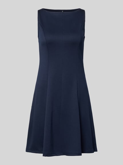 VERO MODA Ausgestelltes Freizeitkleid mit Teilungsnähten Modell 'ABBY' Dunkelblau 2
