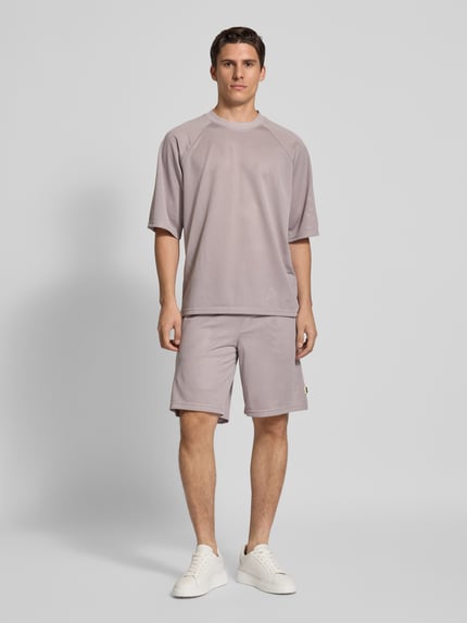 WOODBIRD T-Shirt im semitransparenten Design Modell 'Blake' Flieder 1