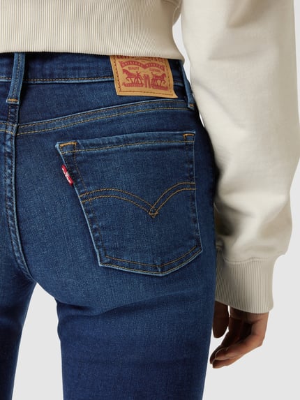 Levi's® Jeansy o kroju super skinny fit z mieszanki bawełny Ciemnoniebieski 3