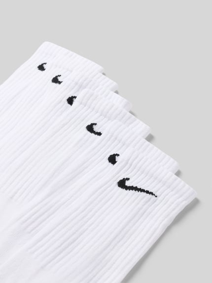 Nike skarpety z mieszanka bawełny w zestaw 6 par Biały 2