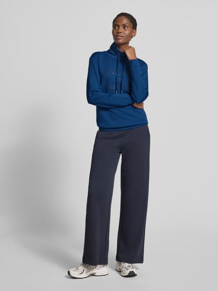 Soyaconcept Bluza ze stójką i tunelem model ‘BANU’ Królewski niebieski 1