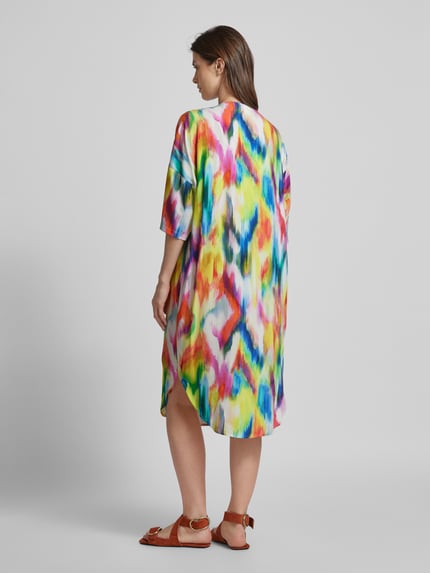 Emily Van den Bergh Midikleid im Batik-Look GELB 5